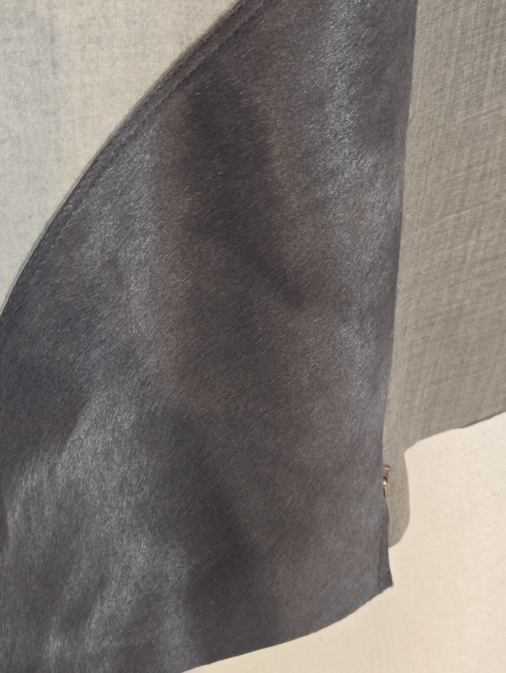 Lafayette 148 New York Rue Atrium Double Face Coat Leather Cashmere Wool Wmn Lrg - Picture 5 of 13